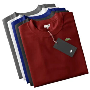  [ACHETEZ 3 ET RECEVEZ 5] Lot de 5 t-shirts essentiels Lacoste