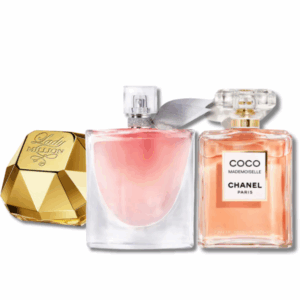 Exklusives 3er Parfum-Set – Lady Million von Paco Rabanne, La Vie Est Belle von Lancôme & Coco Mademoiselle von Chanel [100 ml]