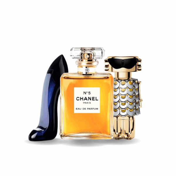 Coffret Exclusif 3 Parfums – Good Girl de Carolina Herrera, N°5 de Chanel & Fame de Paco Rabanne