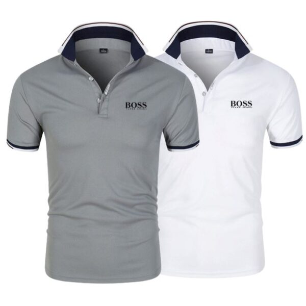[ACHETEZ 1 ET RECEVEZ 3] Lot de 2 polos Hugo Boss + Sauvage 100ml - Image 8