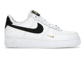 Nike Air Force 1 Essential Blanc Noir Or