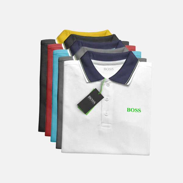 [ACHETEZ 3 ET RECEVEZ 5] Lot de 5 polos essentiels Hugo Boss - Image 2