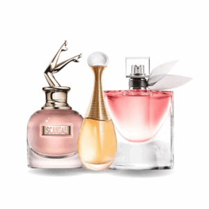 Coffret Exclusif 3 Parfums – Scandal de Jean Paul Gaultier, J’adore de Dior & La Vie Est Belle de Lancôme [100 ml]